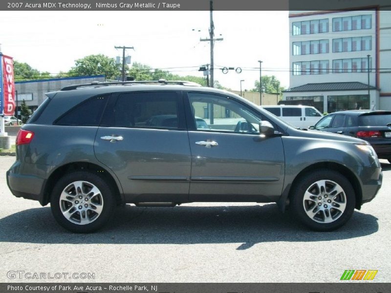 Nimbus Gray Metallic / Taupe 2007 Acura MDX Technology