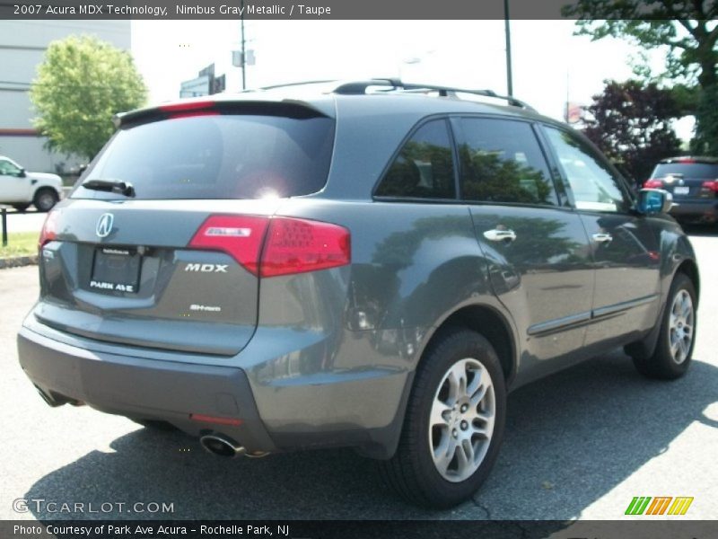 Nimbus Gray Metallic / Taupe 2007 Acura MDX Technology