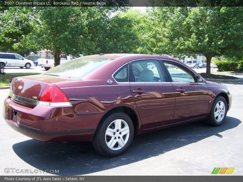 Bordeaux Red / Neutral Beige 2007 Chevrolet Impala LS