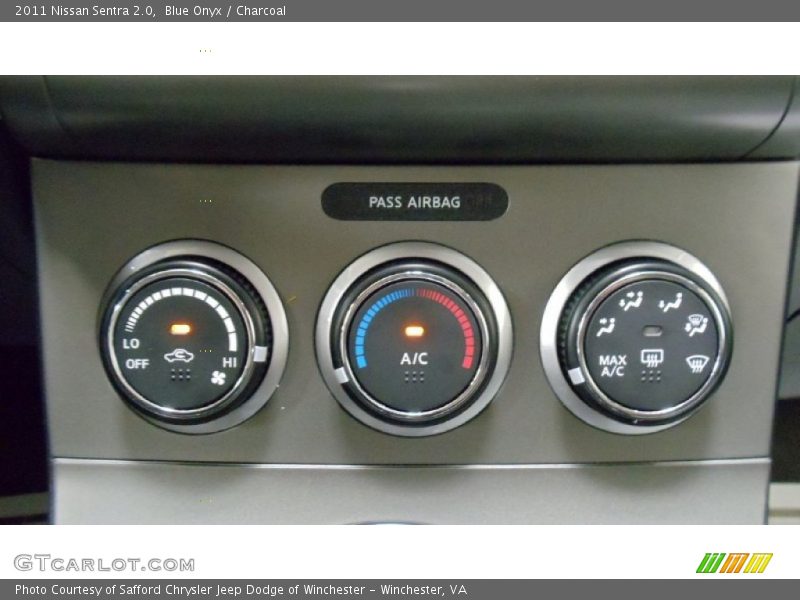 Blue Onyx / Charcoal 2011 Nissan Sentra 2.0