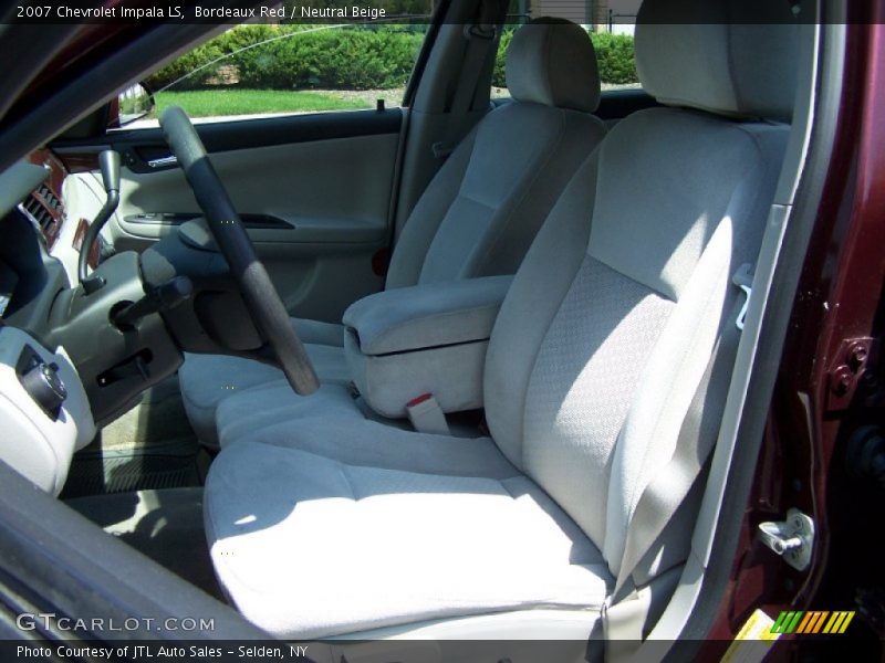 Bordeaux Red / Neutral Beige 2007 Chevrolet Impala LS