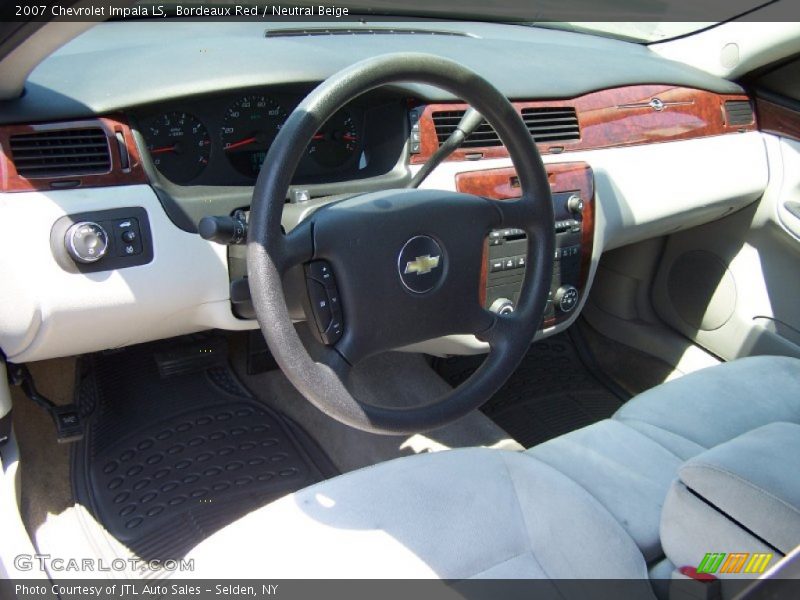 Bordeaux Red / Neutral Beige 2007 Chevrolet Impala LS