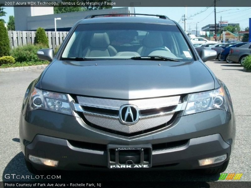 Nimbus Gray Metallic / Taupe 2007 Acura MDX Technology