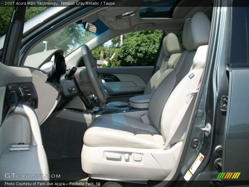 Nimbus Gray Metallic / Taupe 2007 Acura MDX Technology