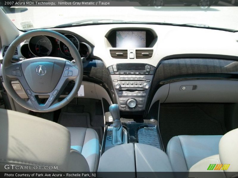 Nimbus Gray Metallic / Taupe 2007 Acura MDX Technology