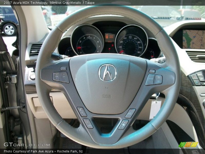 Nimbus Gray Metallic / Taupe 2007 Acura MDX Technology