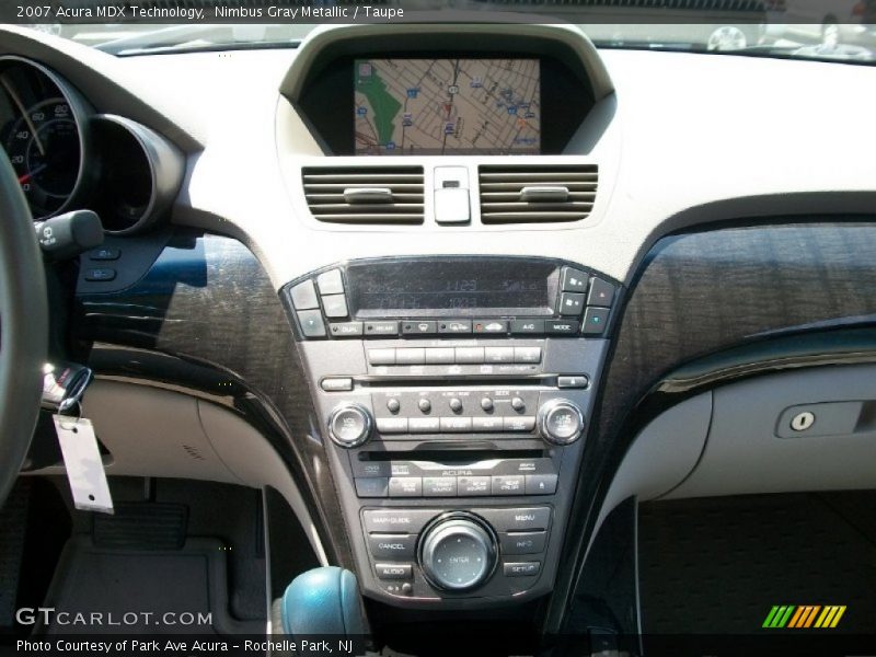 Nimbus Gray Metallic / Taupe 2007 Acura MDX Technology