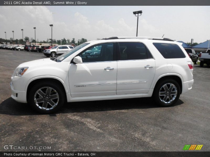 Summit White / Ebony 2011 GMC Acadia Denali AWD