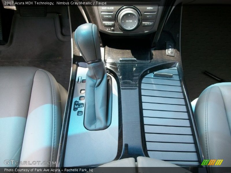 Nimbus Gray Metallic / Taupe 2007 Acura MDX Technology