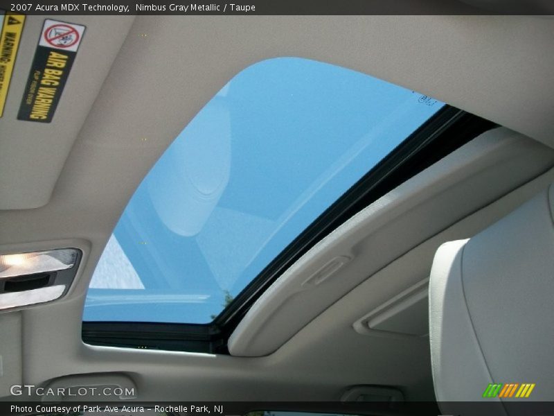 Nimbus Gray Metallic / Taupe 2007 Acura MDX Technology