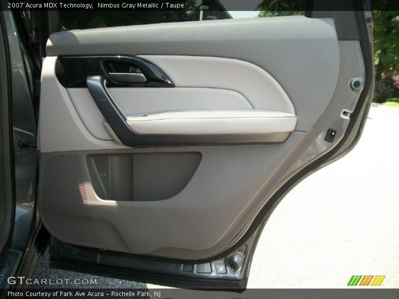 Nimbus Gray Metallic / Taupe 2007 Acura MDX Technology