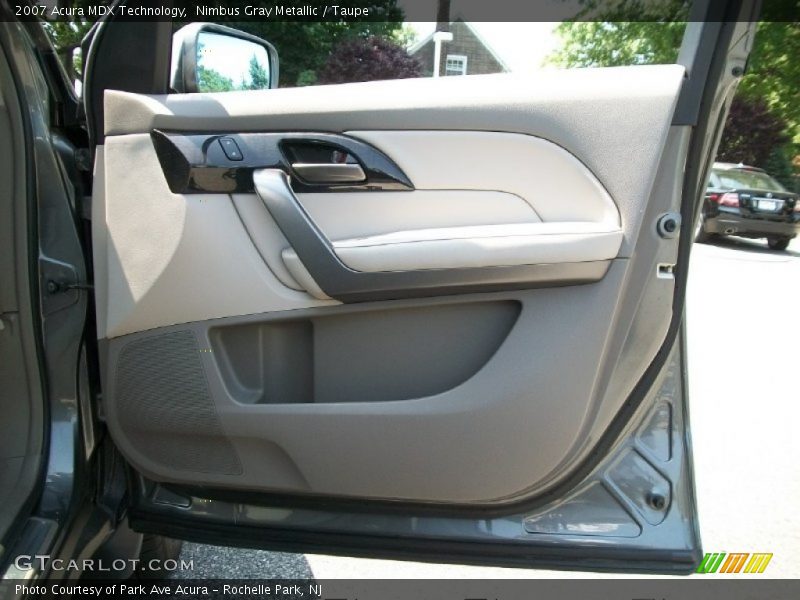 Nimbus Gray Metallic / Taupe 2007 Acura MDX Technology