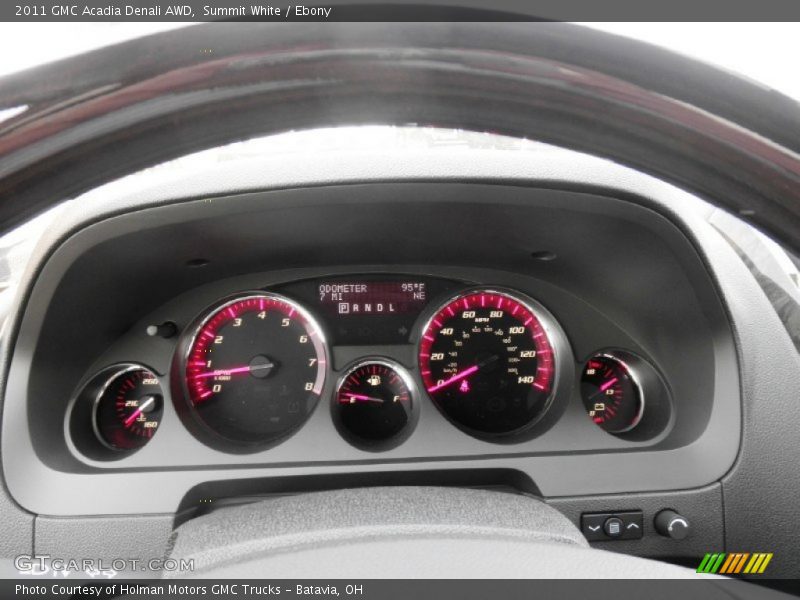 Summit White / Ebony 2011 GMC Acadia Denali AWD