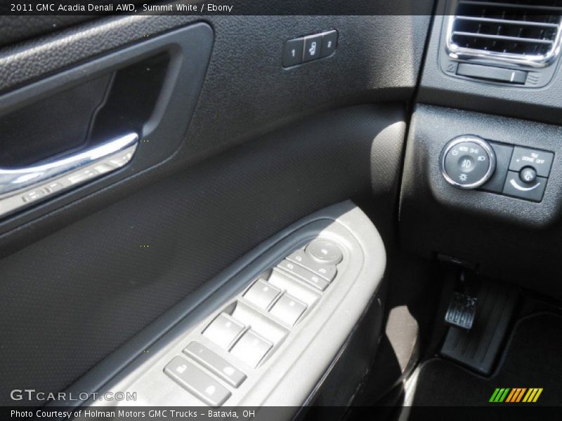 Summit White / Ebony 2011 GMC Acadia Denali AWD