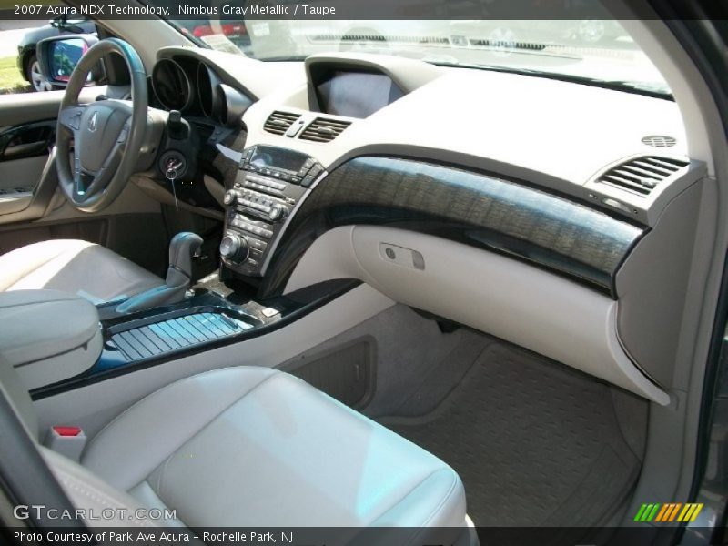 Nimbus Gray Metallic / Taupe 2007 Acura MDX Technology