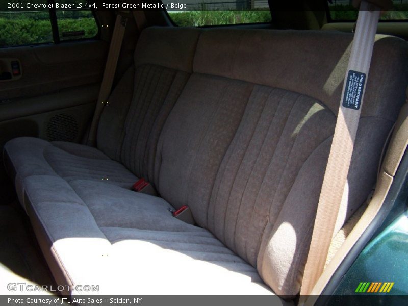 Forest Green Metallic / Beige 2001 Chevrolet Blazer LS 4x4