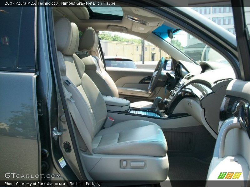 Nimbus Gray Metallic / Taupe 2007 Acura MDX Technology
