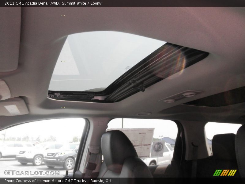 Summit White / Ebony 2011 GMC Acadia Denali AWD