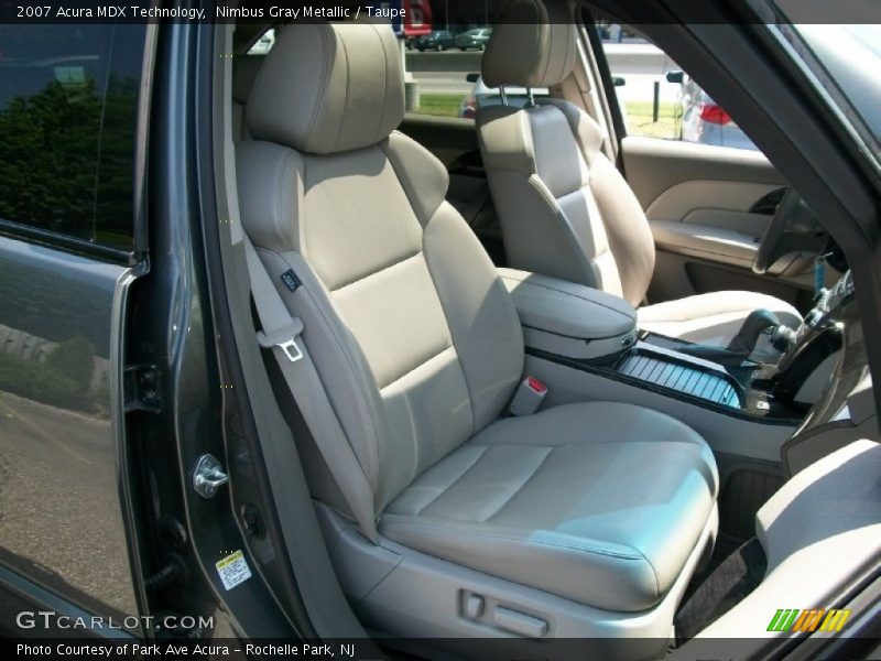 Nimbus Gray Metallic / Taupe 2007 Acura MDX Technology