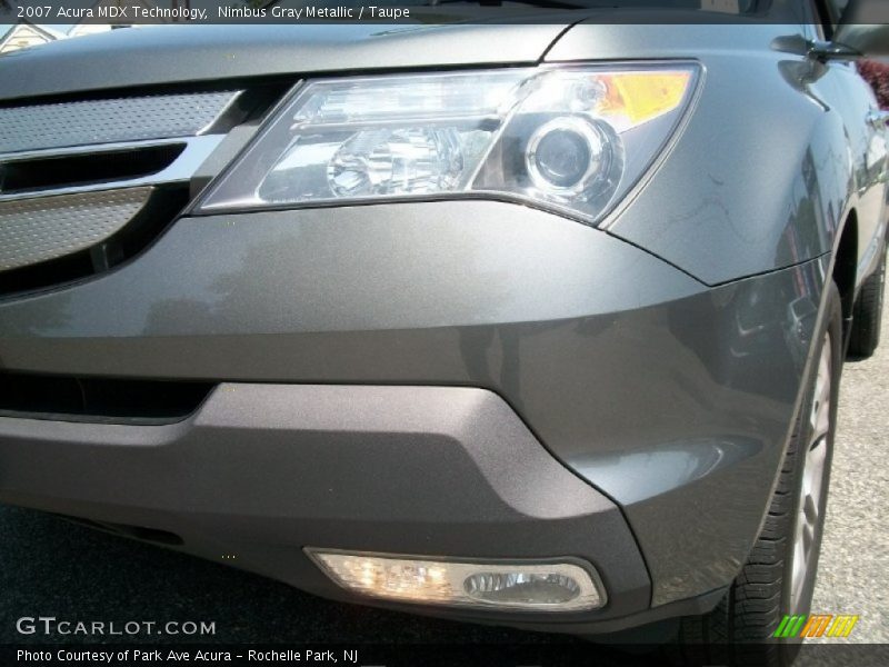 Nimbus Gray Metallic / Taupe 2007 Acura MDX Technology