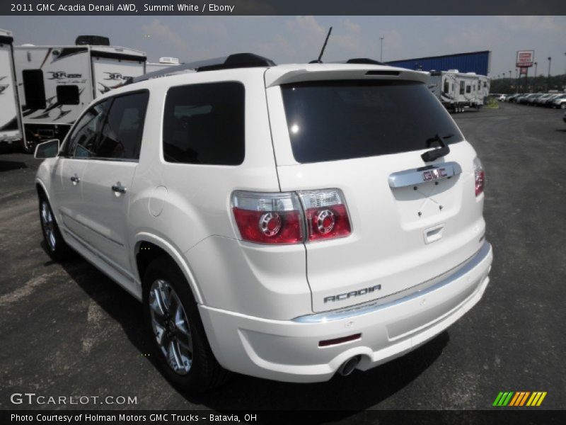 Summit White / Ebony 2011 GMC Acadia Denali AWD