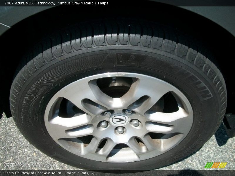 Nimbus Gray Metallic / Taupe 2007 Acura MDX Technology