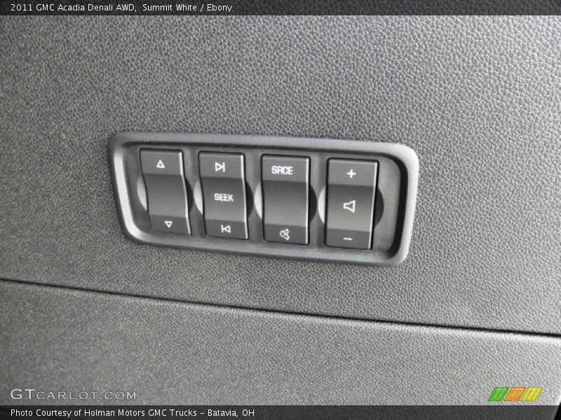 Summit White / Ebony 2011 GMC Acadia Denali AWD