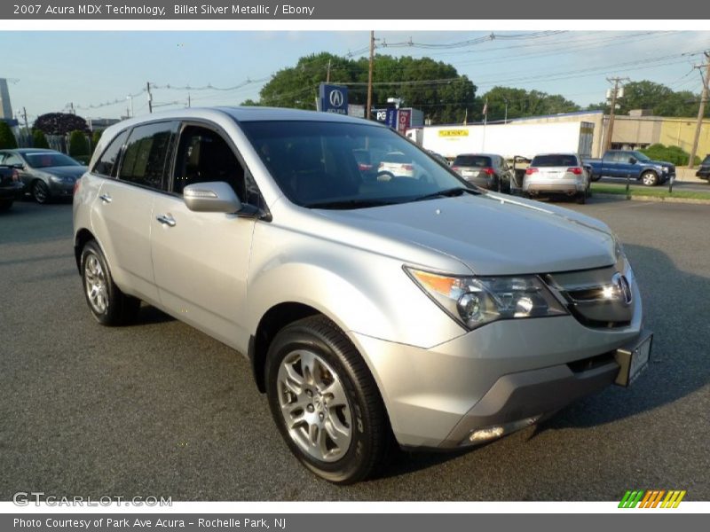 Billet Silver Metallic / Ebony 2007 Acura MDX Technology