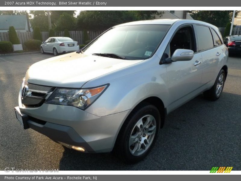 Billet Silver Metallic / Ebony 2007 Acura MDX Technology