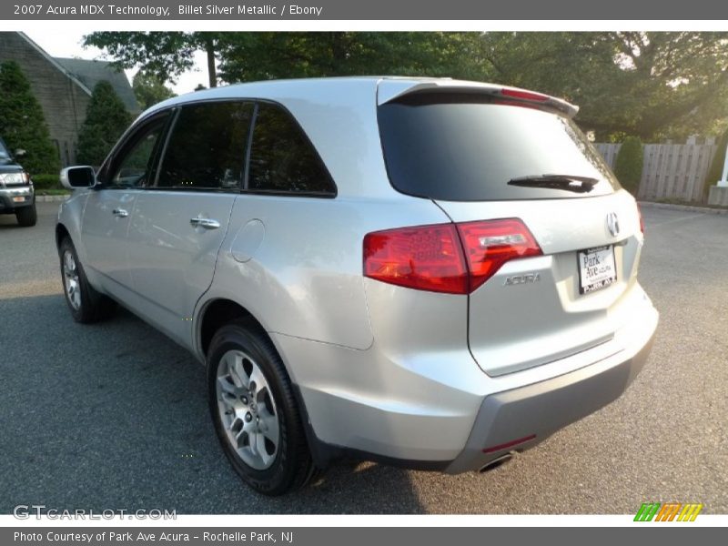 Billet Silver Metallic / Ebony 2007 Acura MDX Technology