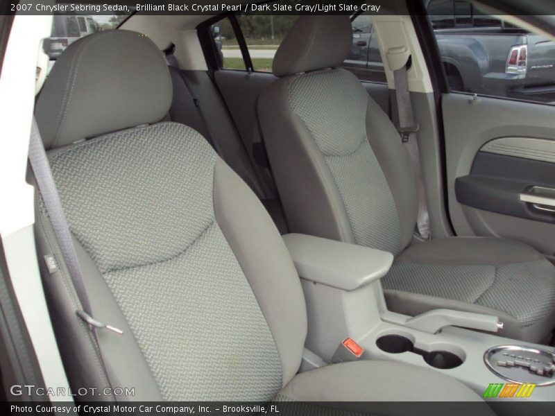 Brilliant Black Crystal Pearl / Dark Slate Gray/Light Slate Gray 2007 Chrysler Sebring Sedan