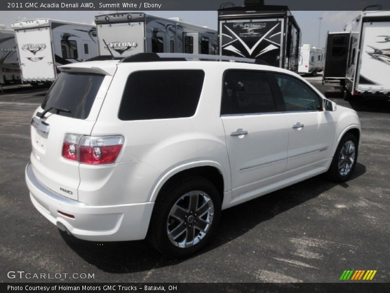 Summit White / Ebony 2011 GMC Acadia Denali AWD