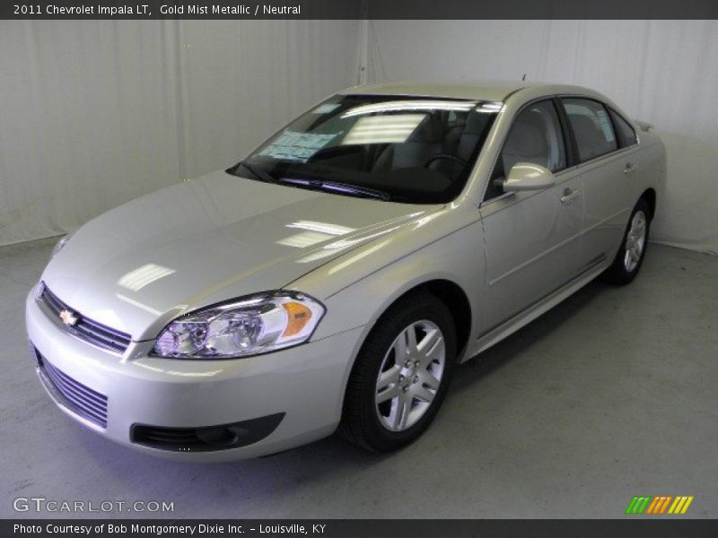 Gold Mist Metallic / Neutral 2011 Chevrolet Impala LT