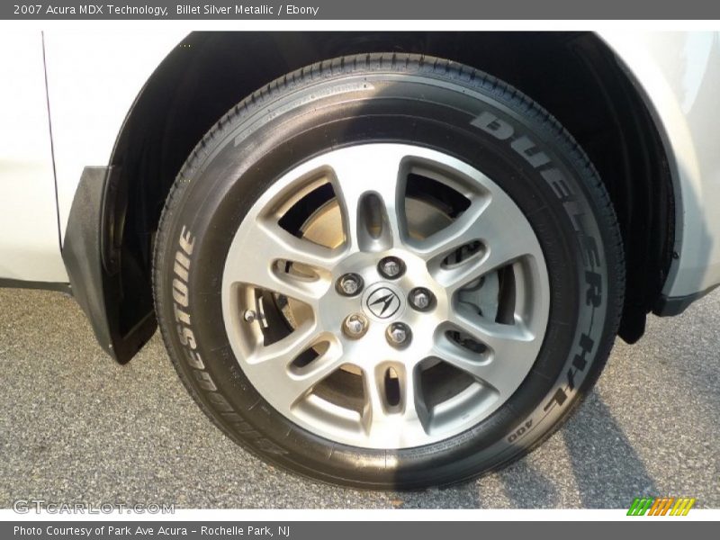 Billet Silver Metallic / Ebony 2007 Acura MDX Technology