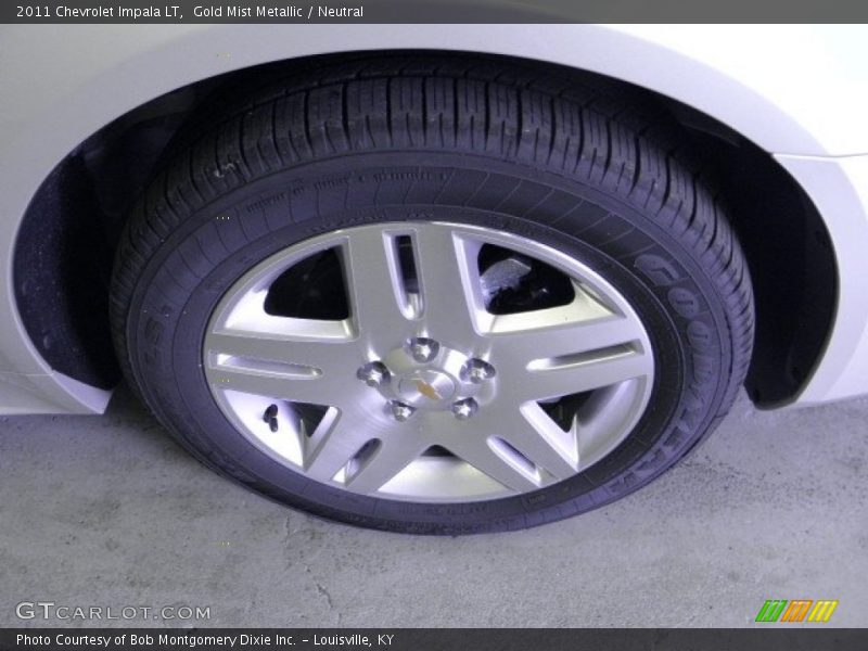 Gold Mist Metallic / Neutral 2011 Chevrolet Impala LT