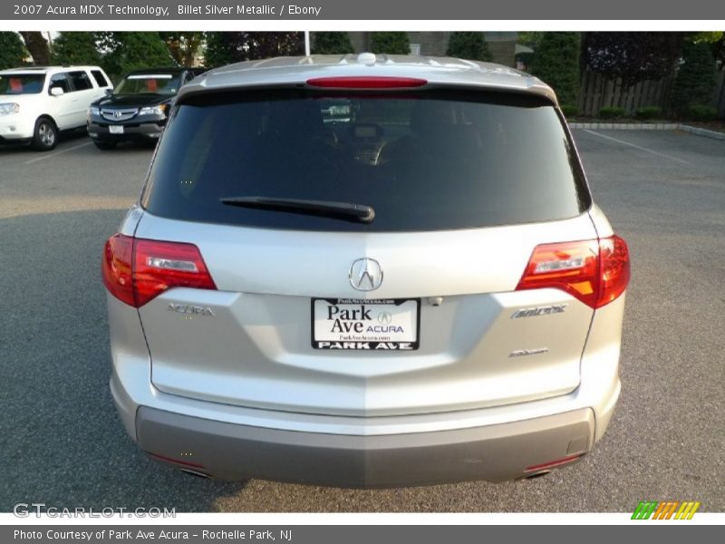 Billet Silver Metallic / Ebony 2007 Acura MDX Technology