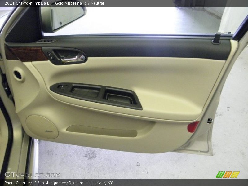 Gold Mist Metallic / Neutral 2011 Chevrolet Impala LT