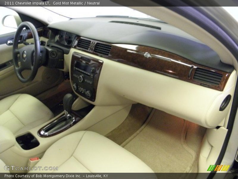 Gold Mist Metallic / Neutral 2011 Chevrolet Impala LT