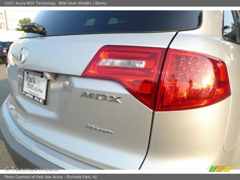 Billet Silver Metallic / Ebony 2007 Acura MDX Technology