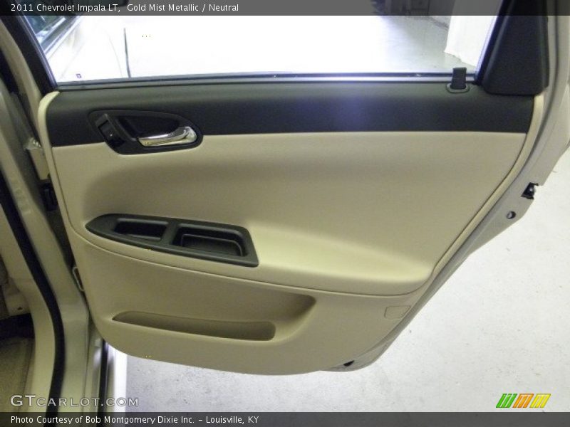 Gold Mist Metallic / Neutral 2011 Chevrolet Impala LT