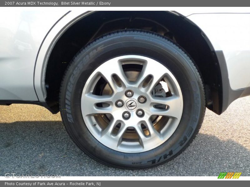 Billet Silver Metallic / Ebony 2007 Acura MDX Technology