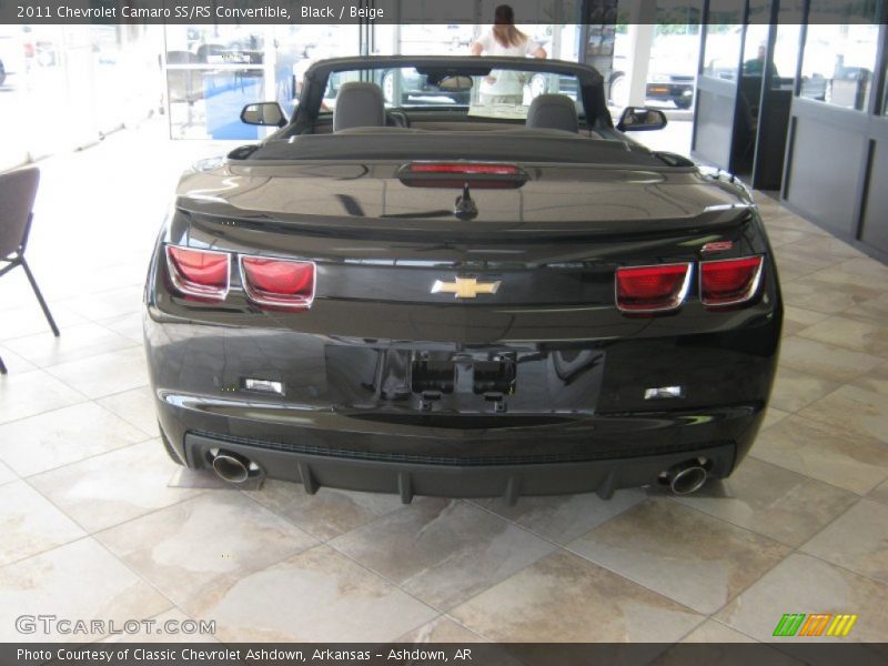Black / Beige 2011 Chevrolet Camaro SS/RS Convertible