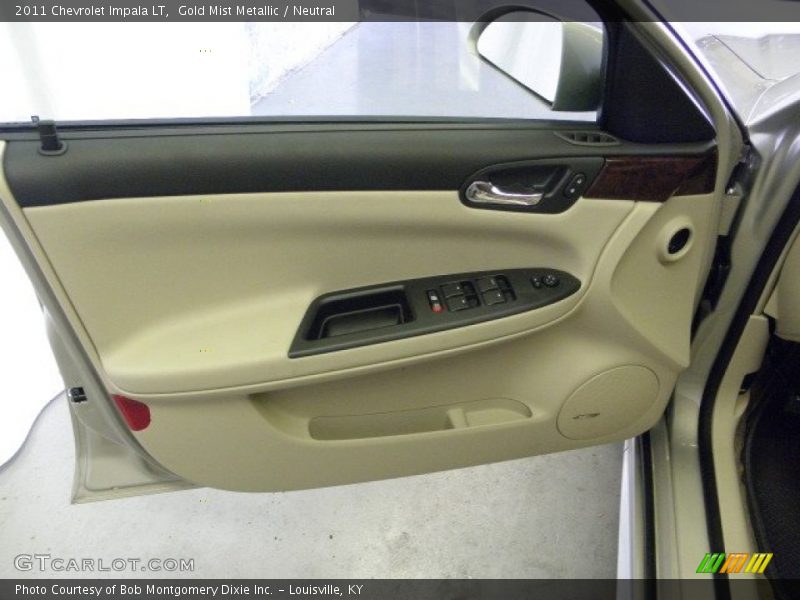 Gold Mist Metallic / Neutral 2011 Chevrolet Impala LT
