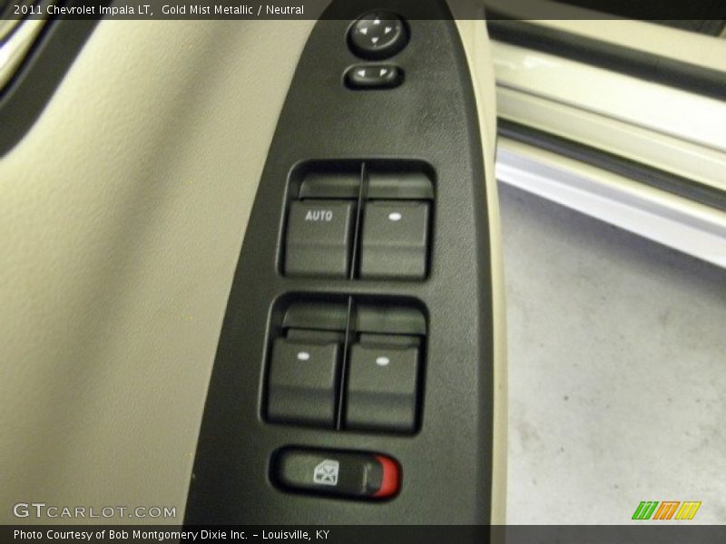 Gold Mist Metallic / Neutral 2011 Chevrolet Impala LT
