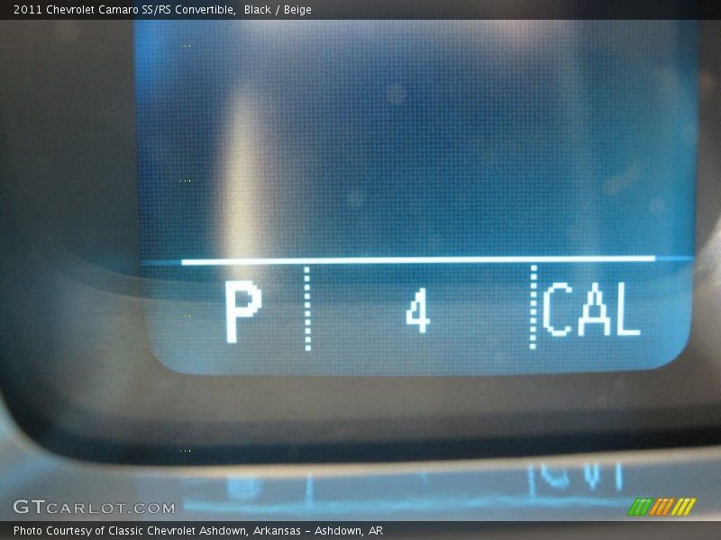 Black / Beige 2011 Chevrolet Camaro SS/RS Convertible