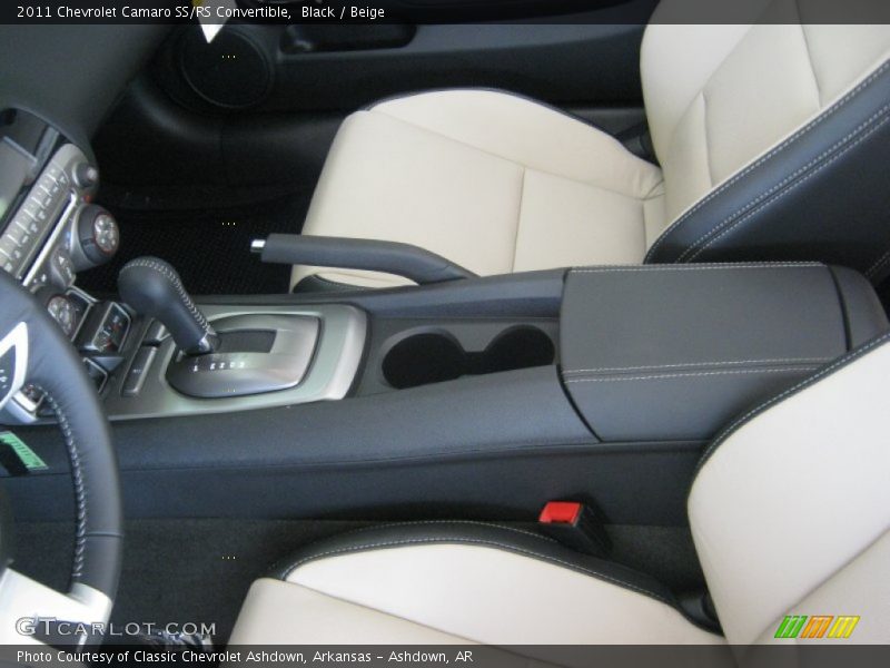 Black / Beige 2011 Chevrolet Camaro SS/RS Convertible