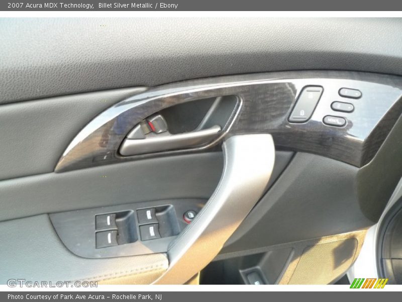 Billet Silver Metallic / Ebony 2007 Acura MDX Technology