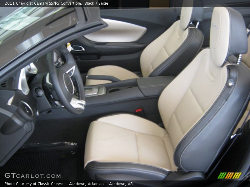  2011 Camaro SS/RS Convertible Beige Interior