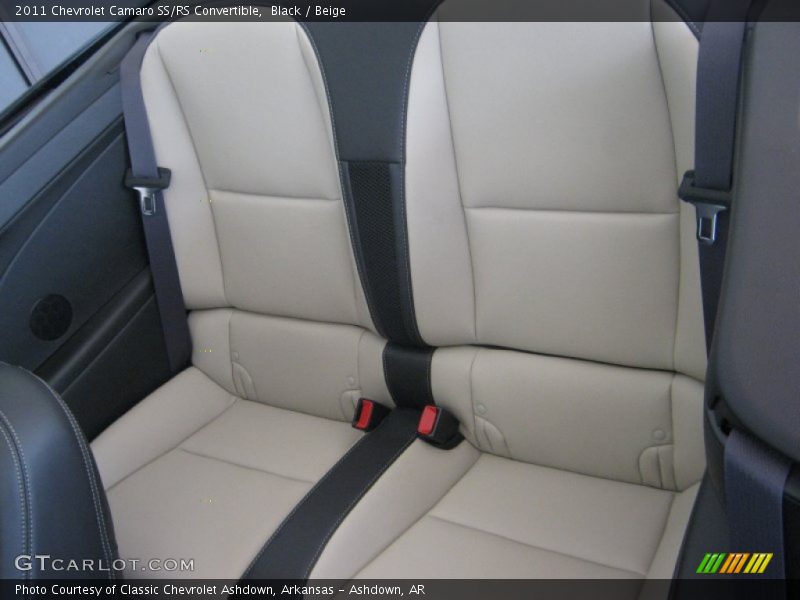  2011 Camaro SS/RS Convertible Beige Interior