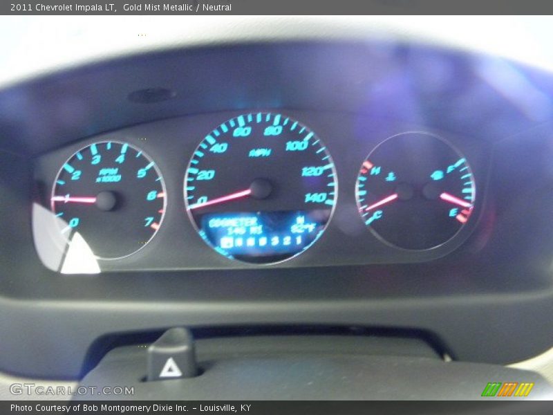 Gold Mist Metallic / Neutral 2011 Chevrolet Impala LT